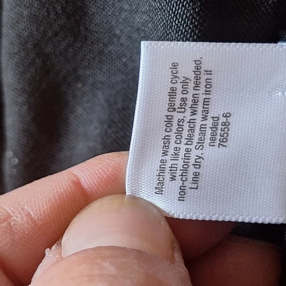 St John's Bay Black Elastic Waistband Capri Pants - Picture 13 of 13